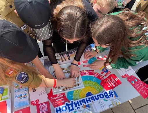Площадку «Вольного Дона» развернули на торжественном открытии 3-го трудового семестра Российских студенческих отрядов 